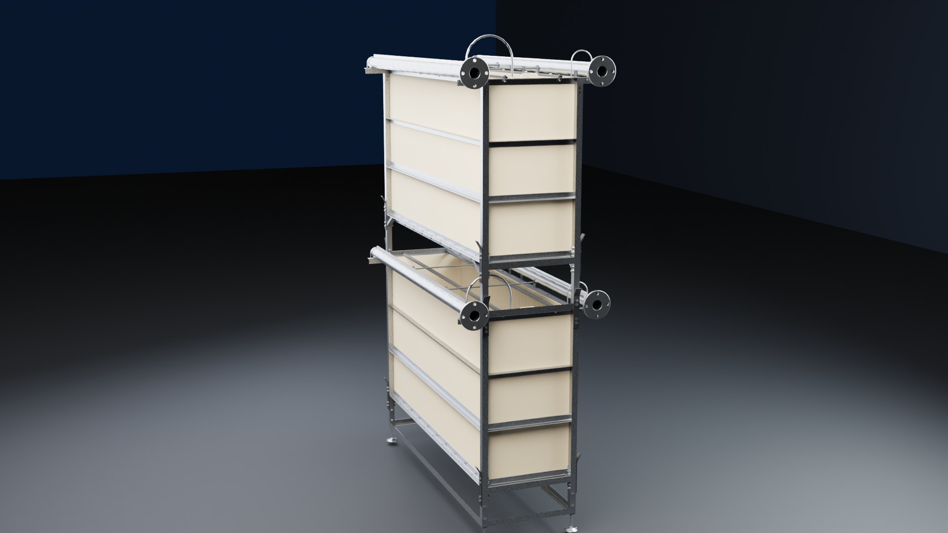 On-Board Scour cassette. Rendering.
